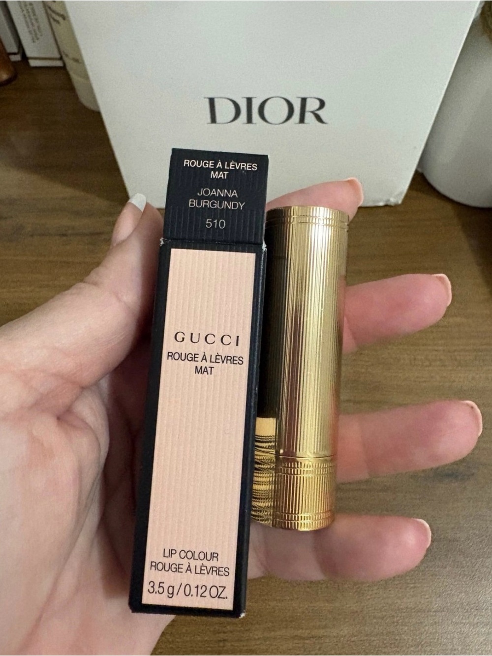 Gucci Rouge à Lèvres Mat Lipstick Joanna Burgundy 510 Limited Edition Matte NIB - Picture 6 of 12